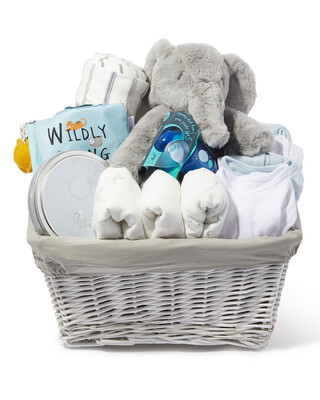 Baby Gift Hamper – Welcome to The World Blue 7-piece set